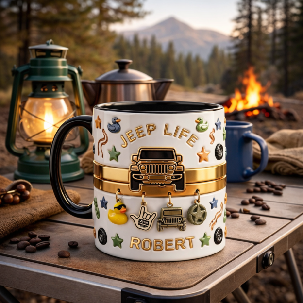 Personalized Off Road Coffee Accent Mug