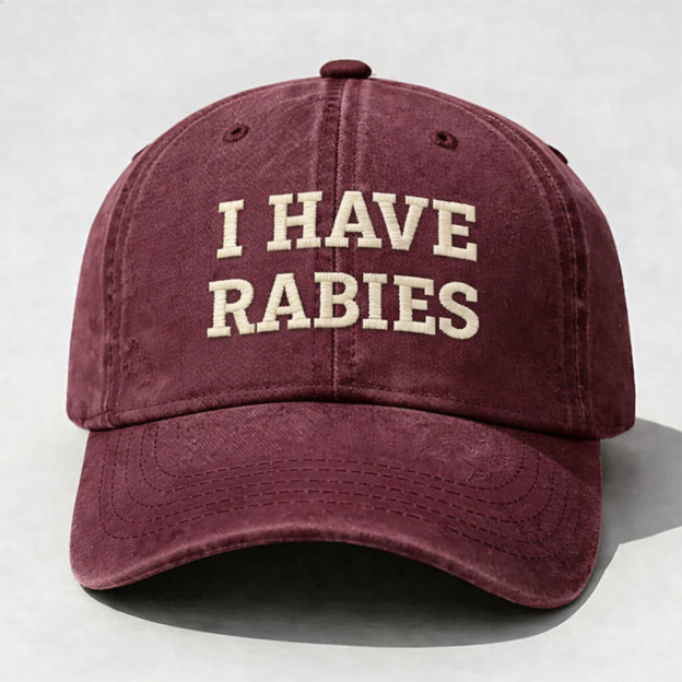 I Have Rabies Embroidery Cap