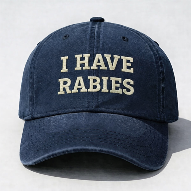 I Have Rabies Embroidery Cap