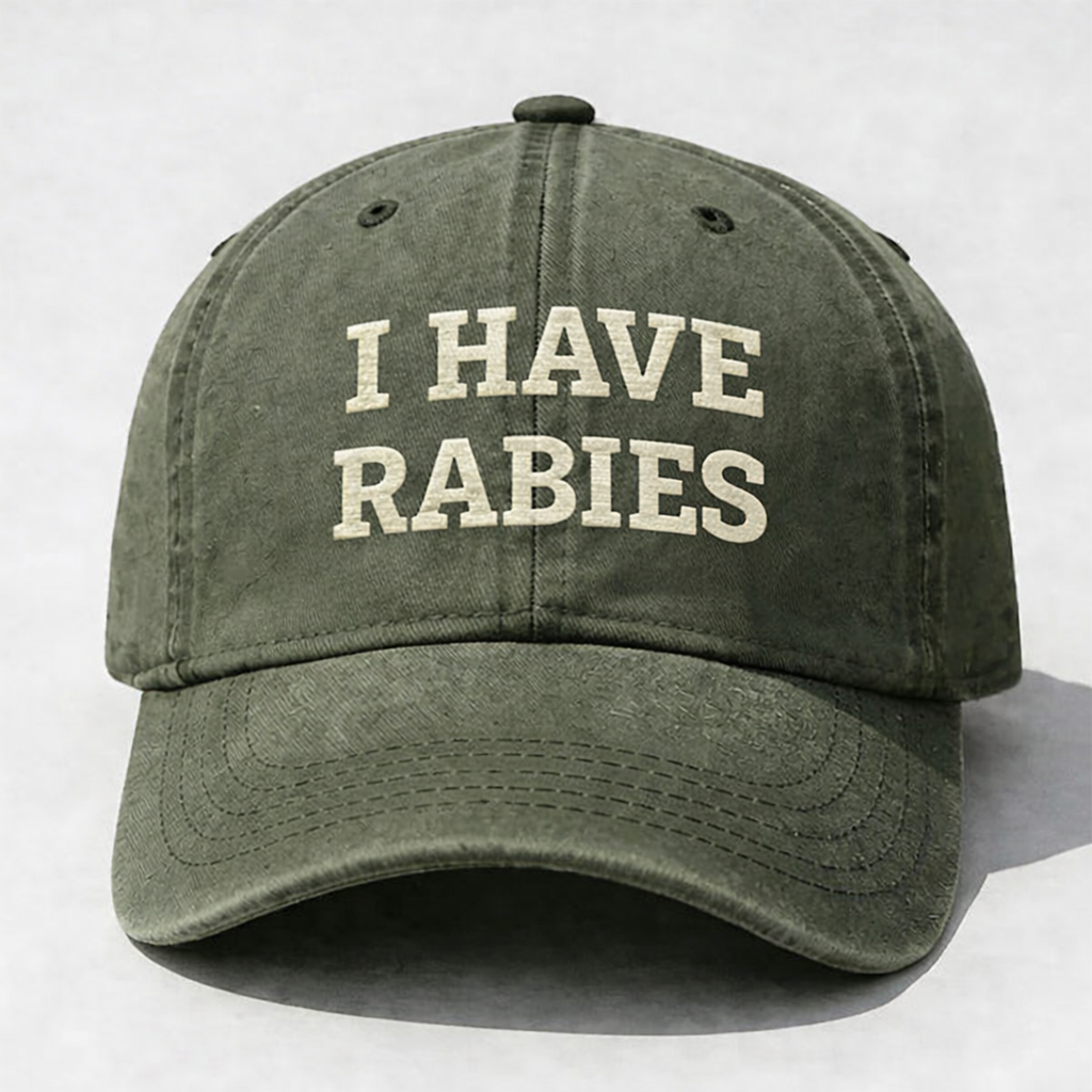 I Have Rabies Embroidery Cap