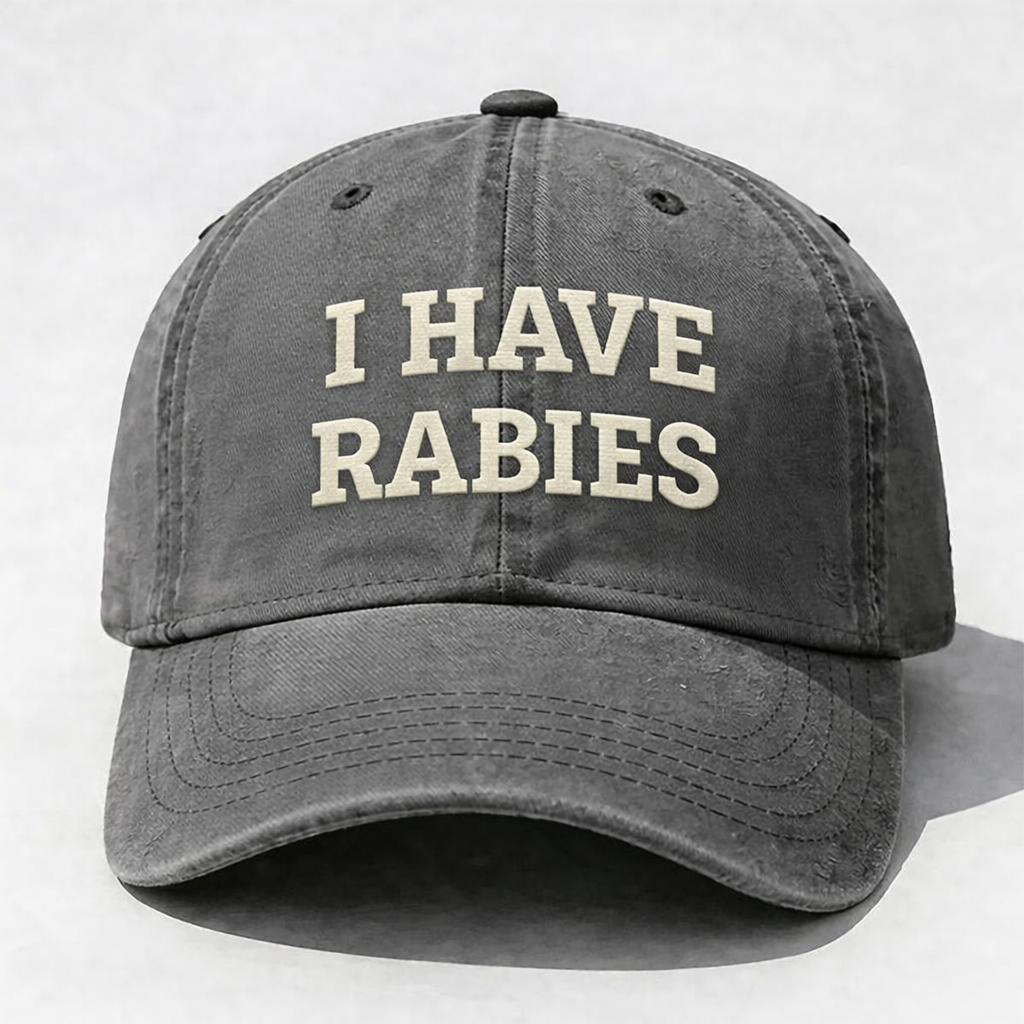 I Have Rabies Embroidery Cap