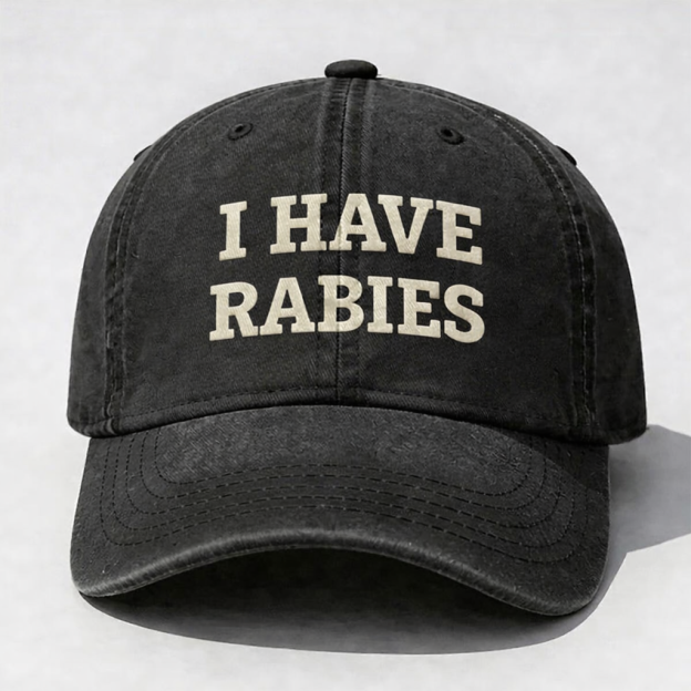 I Have Rabies Embroidery Cap