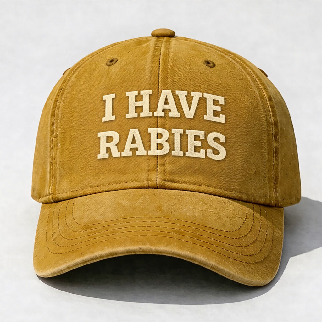 I Have Rabies Embroidery Cap
