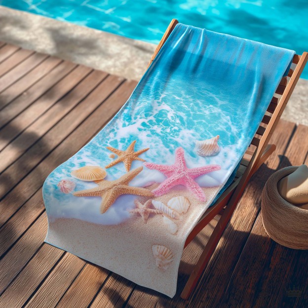 Sandy Coast Beach Towel