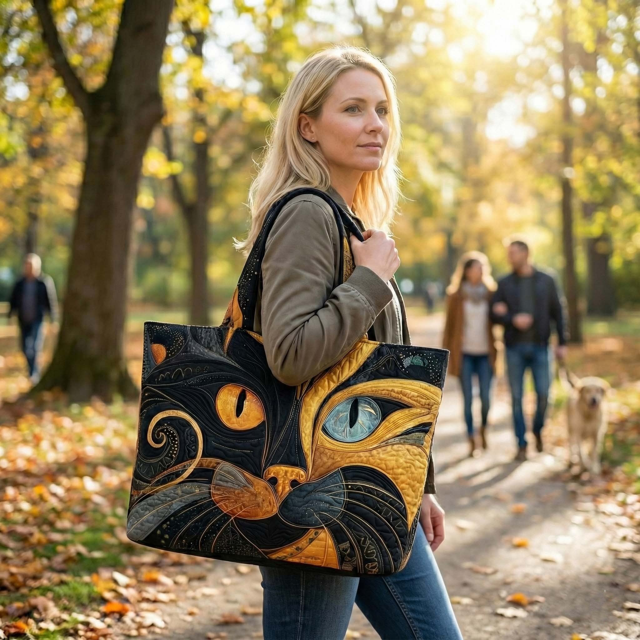 Catitude Quilted Tote Bag GFTOTP9665