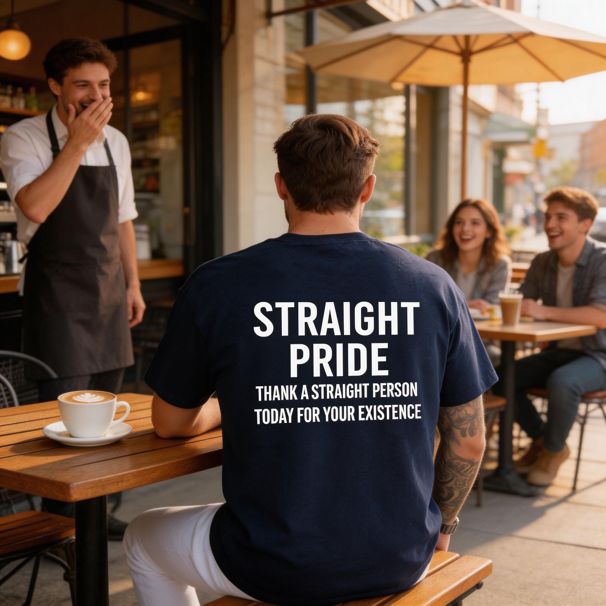 👕😄 Straight Pride Graphic Tee – Funny Unisex Cotton T-Shirt