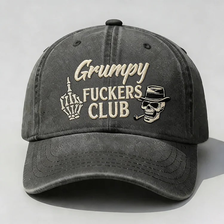Grumpy F*ckers Club Embroidery Cap
