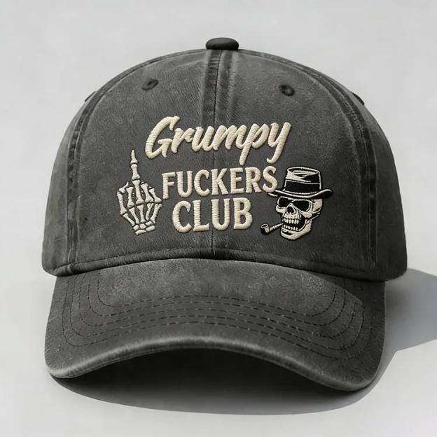 Grumpy F*ckers Club Embroidery Cap