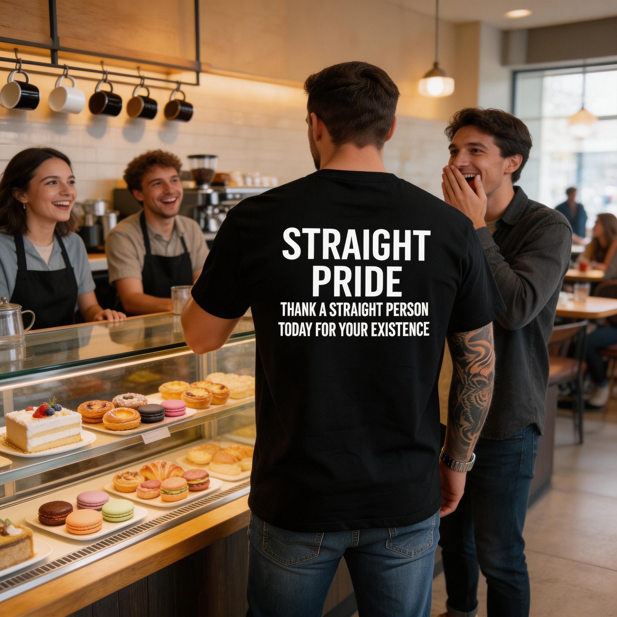 👕😄 Straight Pride Graphic Tee – Funny Unisex Cotton T-Shirt