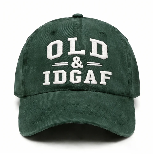 Old & IDGAF Embroidery Cap