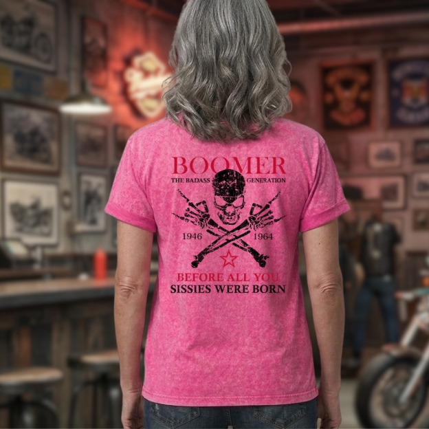 Boomer  Unisex 100% Heavyweight Cotton Washed T-Shirt