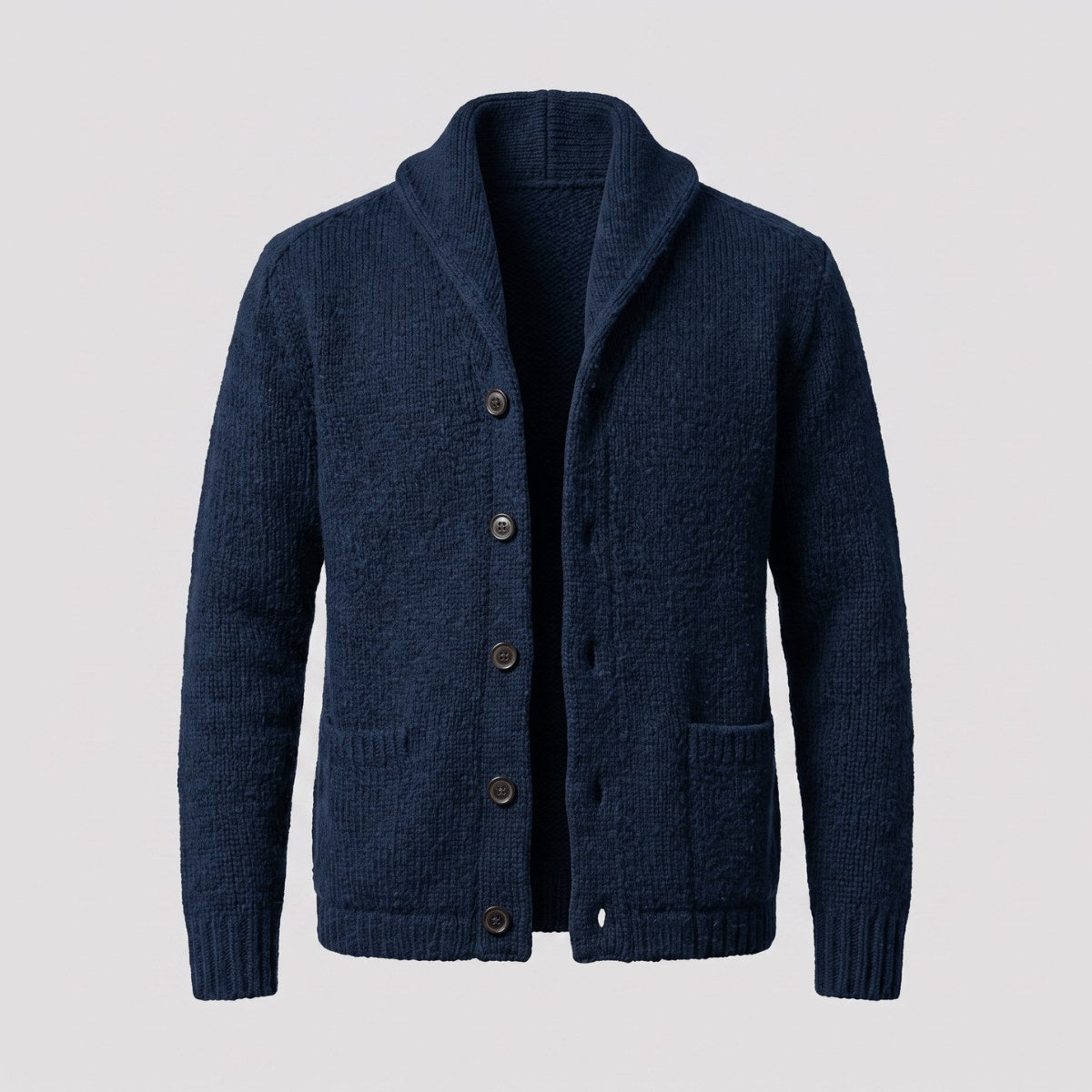 Men's Shawl Collar Wool Cardigan | The Hexham