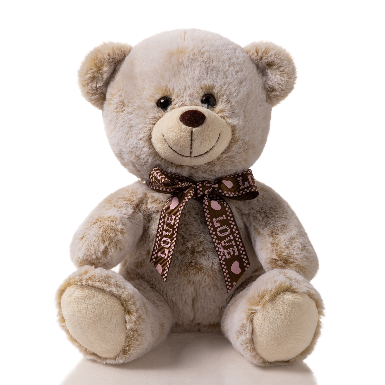 25cm H Bear With Bow