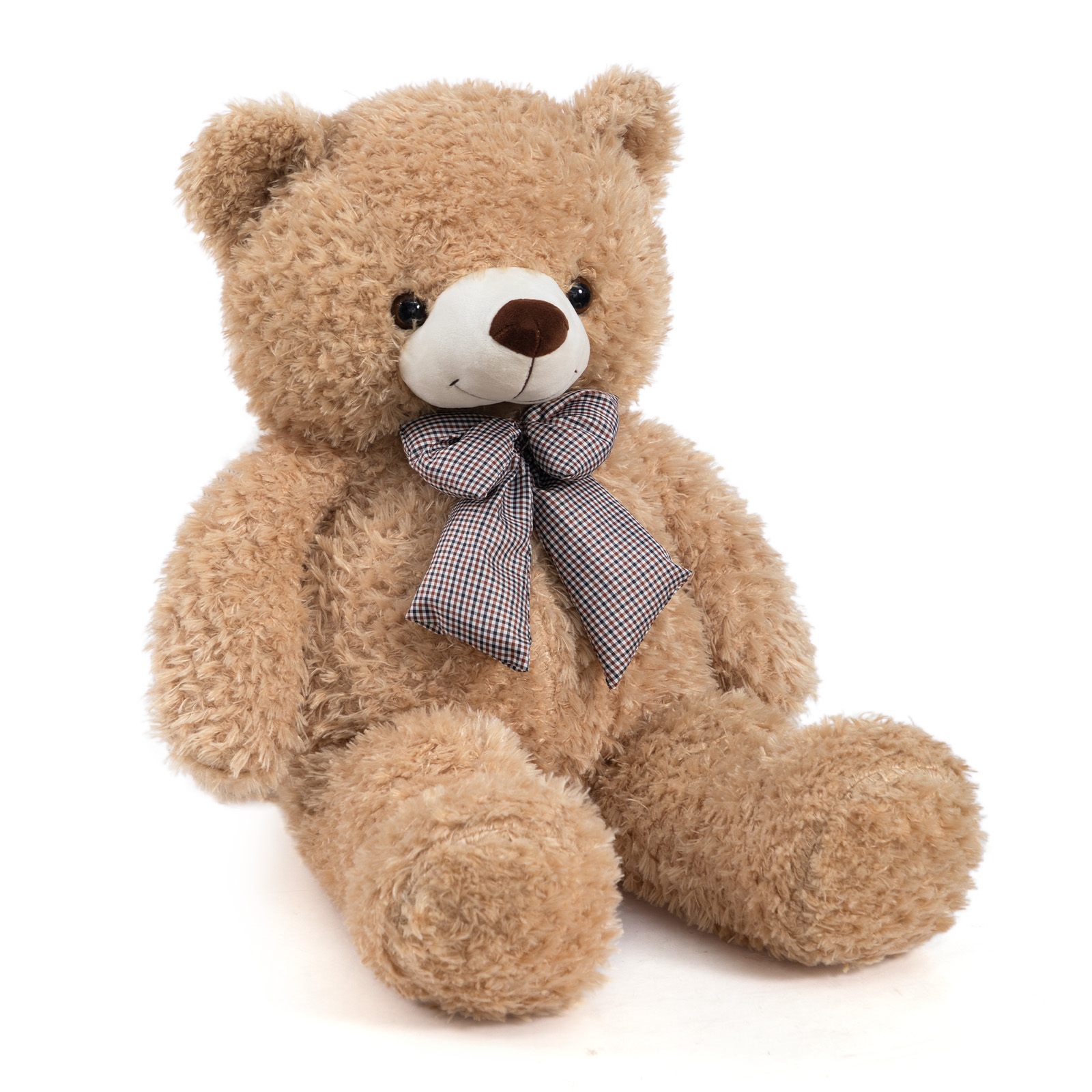 Over All 33 Inch Brown Bear with Bow