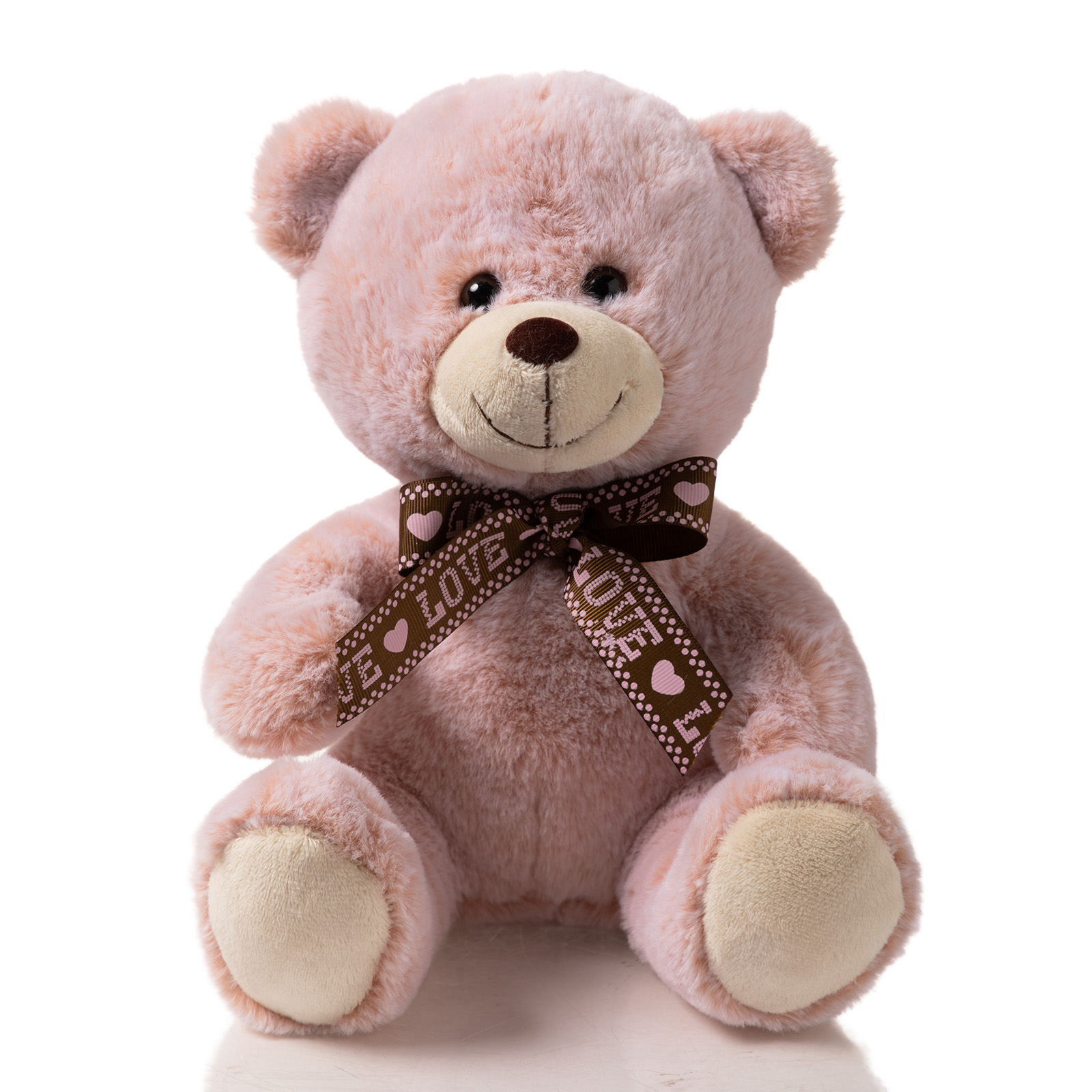 25cm H Bear With Bow