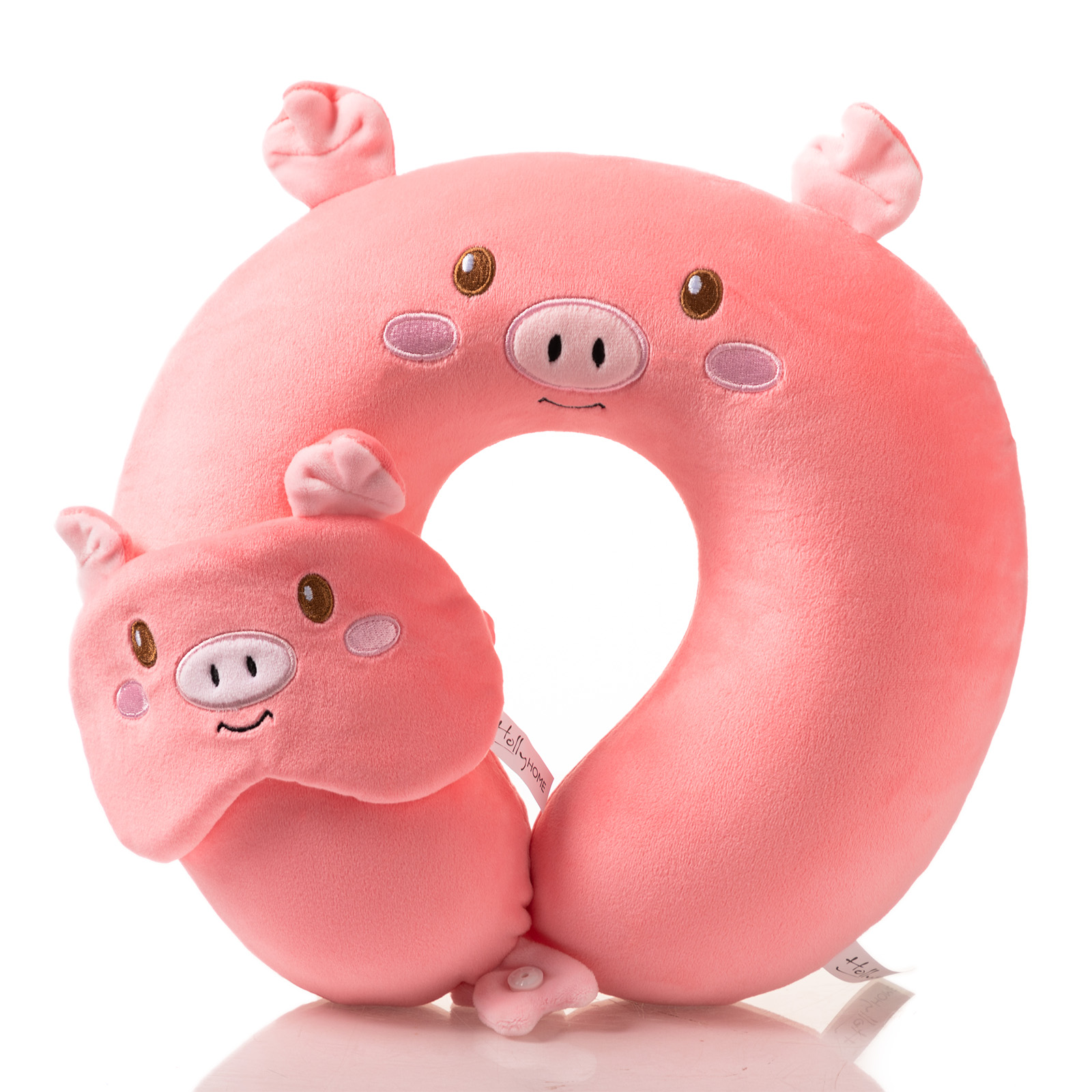 30CM Memory Foam Headrest +Eye Mask 