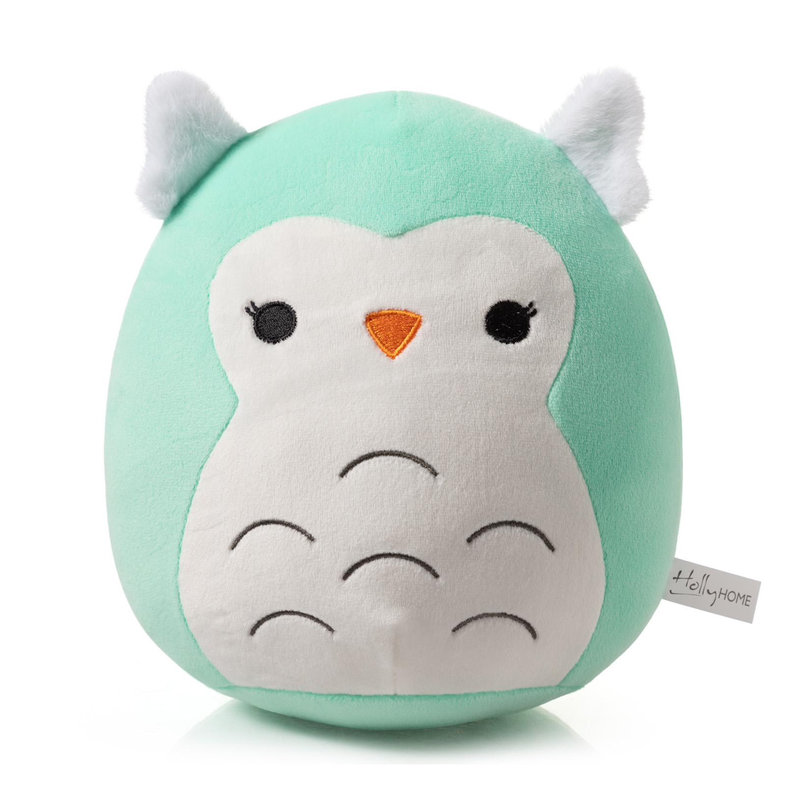 8-Inch Squishing Plush Owl, Butterfly, Chicken, Cat, Fox, Capybara