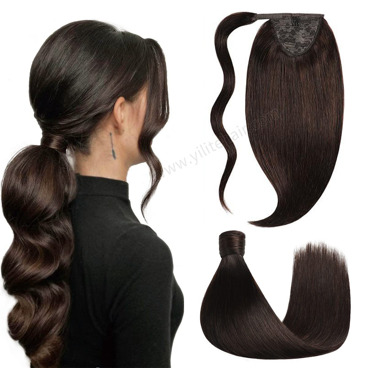 human hair ponytails for sale