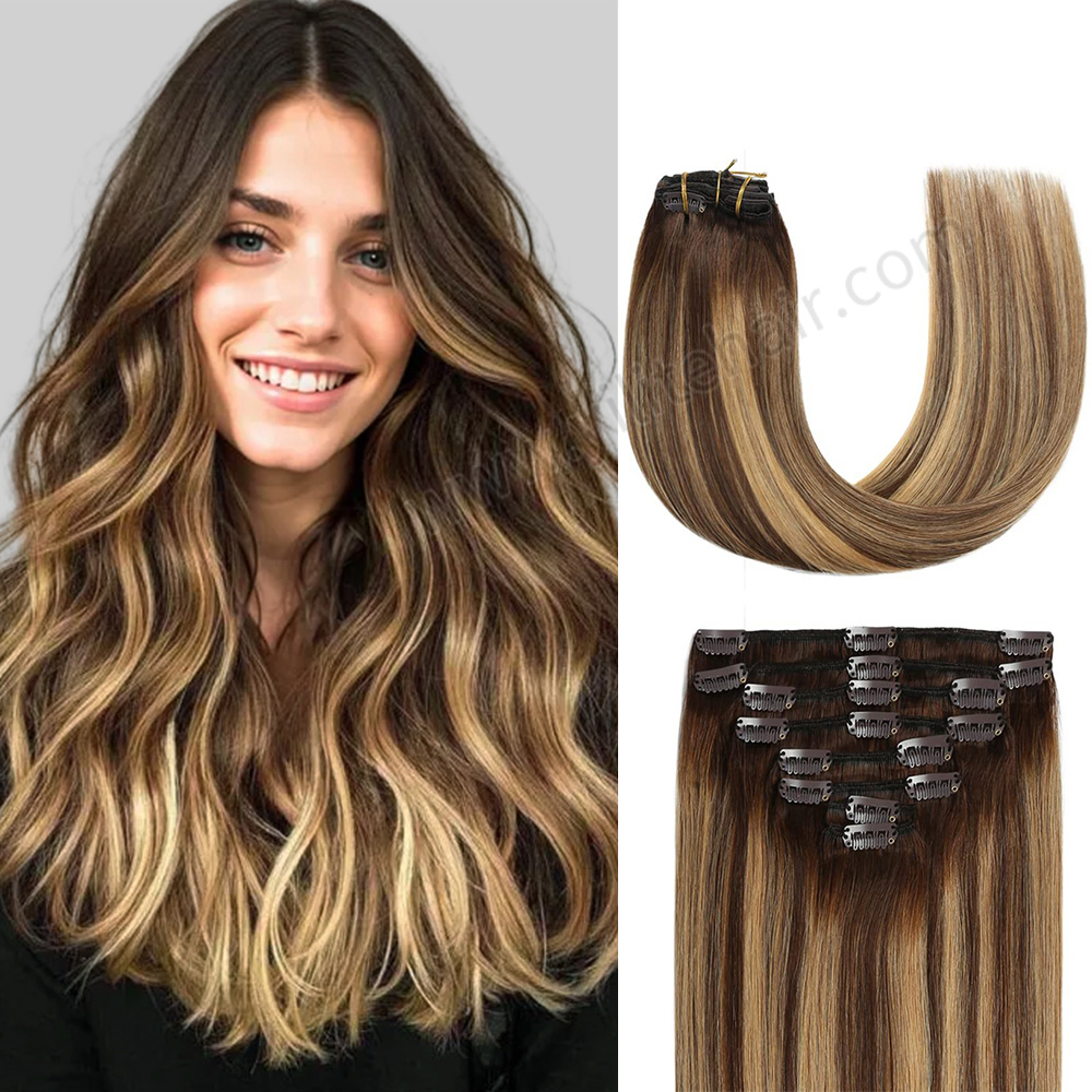 Remy Human Hair Clip-In Extension (18 & 22 Inch)