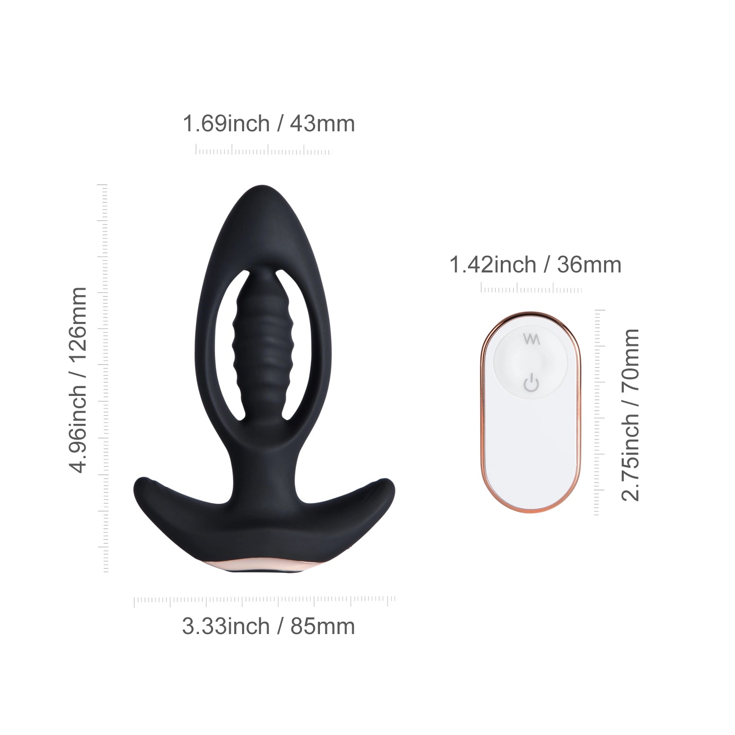 Hollowed Anal Vibrator & Prostate Massager