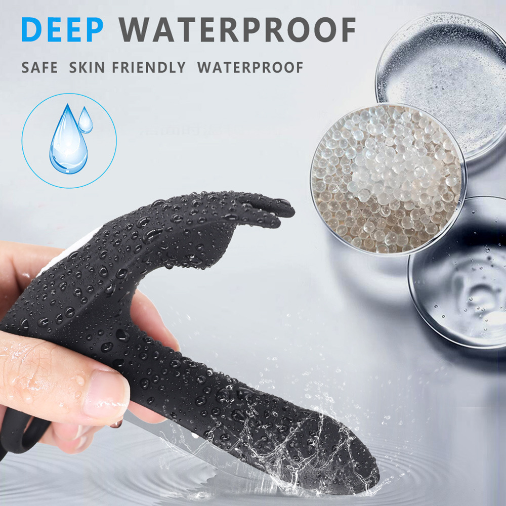 BLACK FOX Remote Control Vibrating Girth Enhancer Penis Sleeve & Clit Stimulator