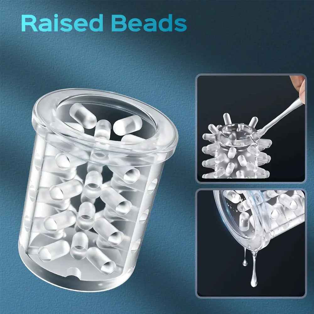 Hands-Free Automatic Male Masturbator with Vibrating Penis Sleeve