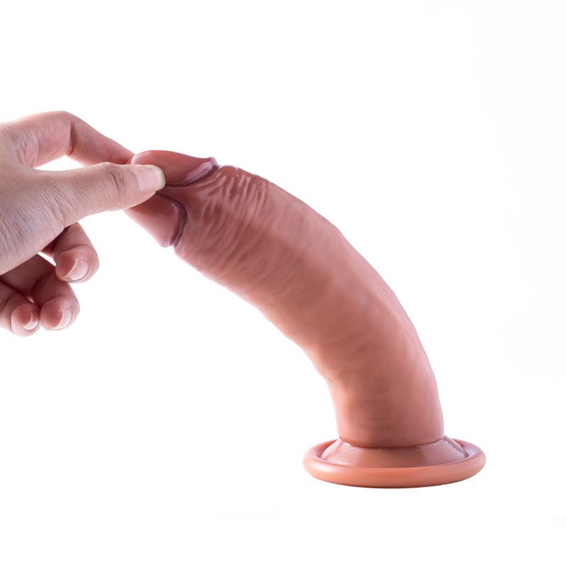 8-Inch Realistic Suction Cup Dildo