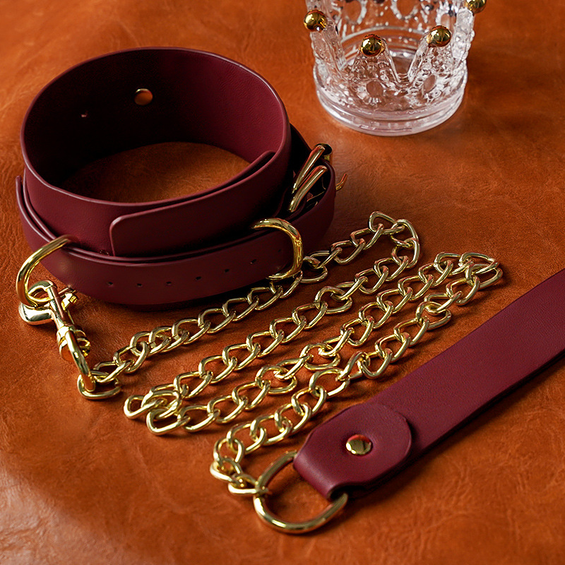 RED PASSION 8 Piece Vegan Leather Bondage Kit