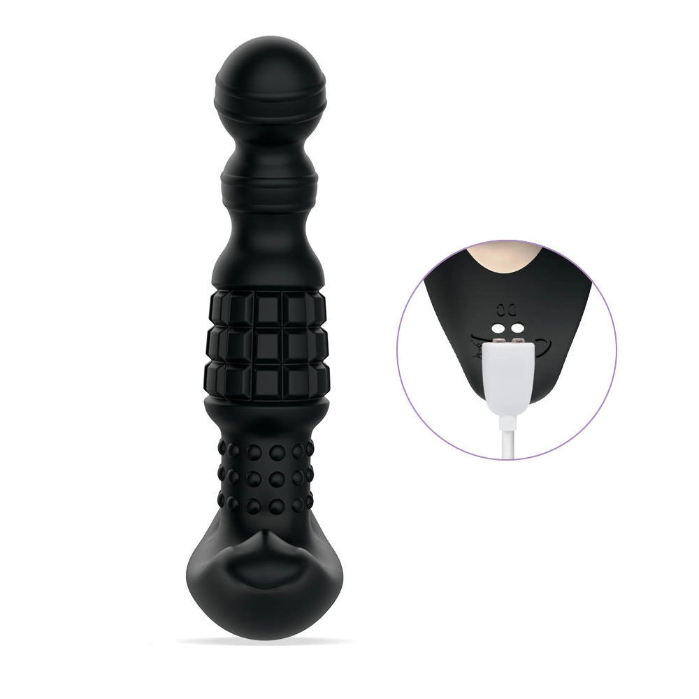 PINEAPPLE MAN Rolling Bead Vibrating Prostate Massager