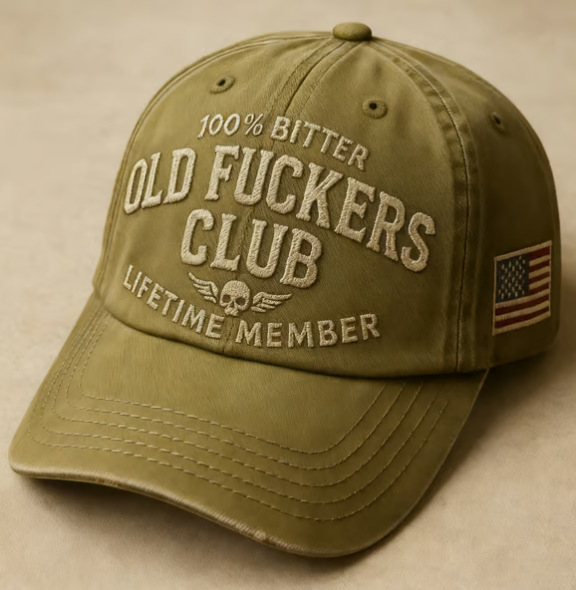2026 Vintage Distressed Old Club Lifetime Member Cap