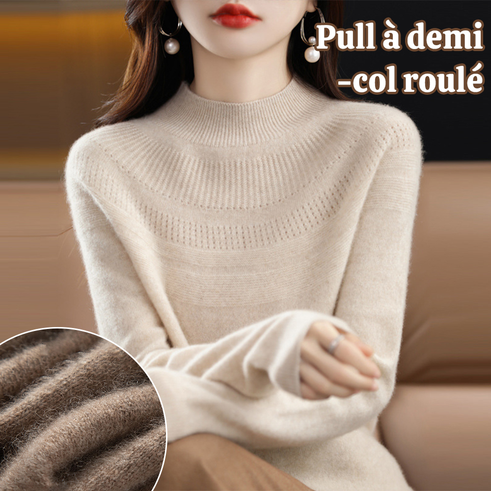 Pull Femme Col Roulé Pulls Automne Hiver Pulls Nouveau 2022 Manches Longues  Épais Chaud Pull Femme Kaki