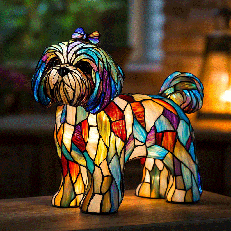 Shih Tzu Lamp