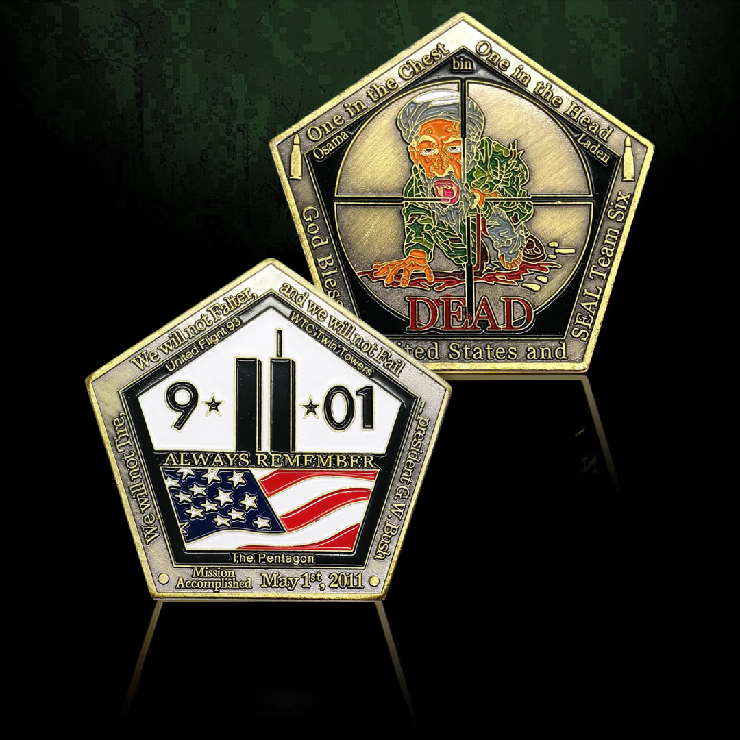 September 11th Mission Accomplished Challenge Coin