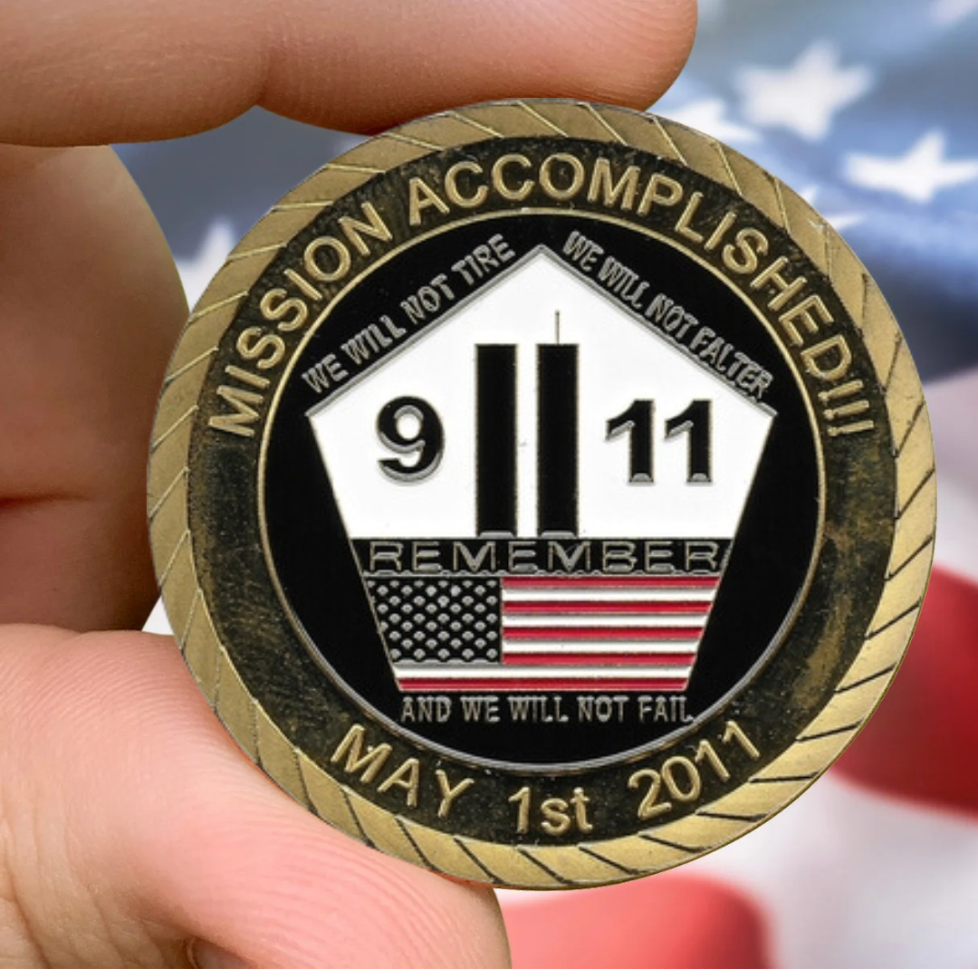 911 Mission Accomplished Challenge Coin