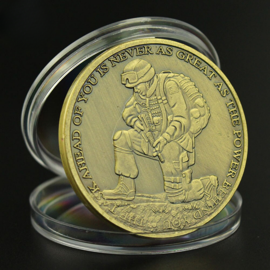 The Task Of Your Is Never As Great As The Power Behind You Coin