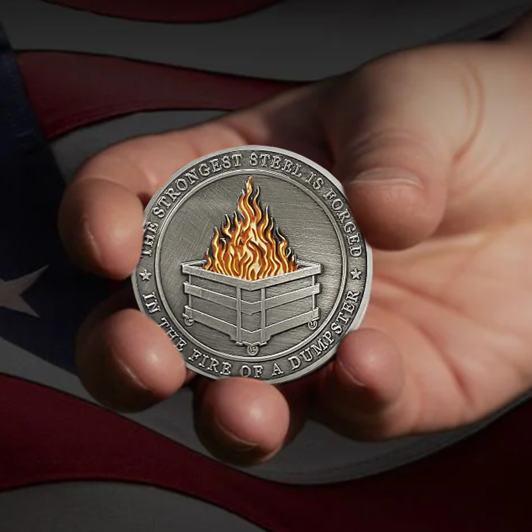 Dumpster Fire Challenge Coin