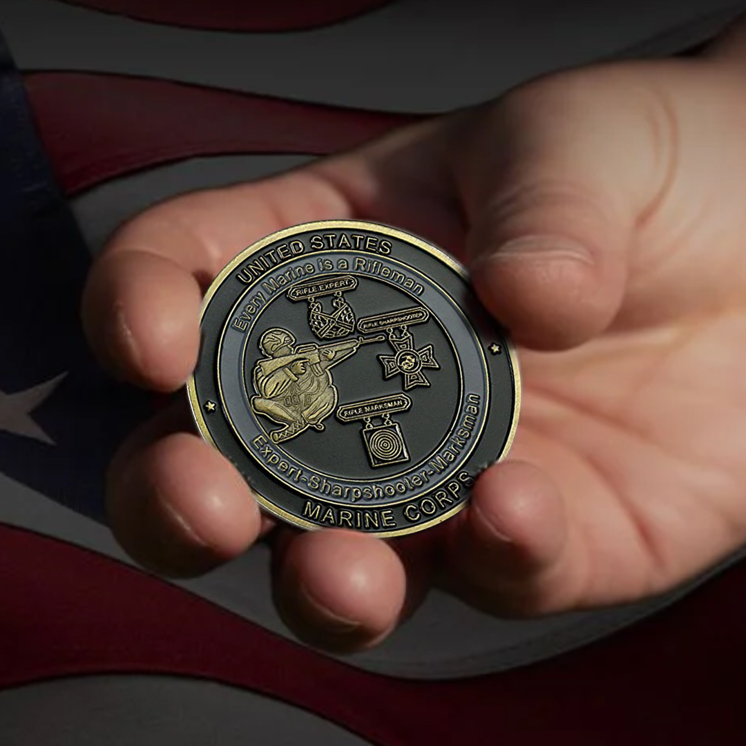 Every Marine is A Rifleman Challenge Coin