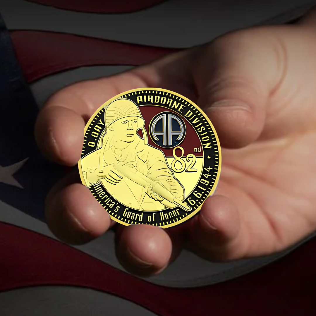 6.6.1944 Gold Coin D.Day Gold Plated Commemorative Coin