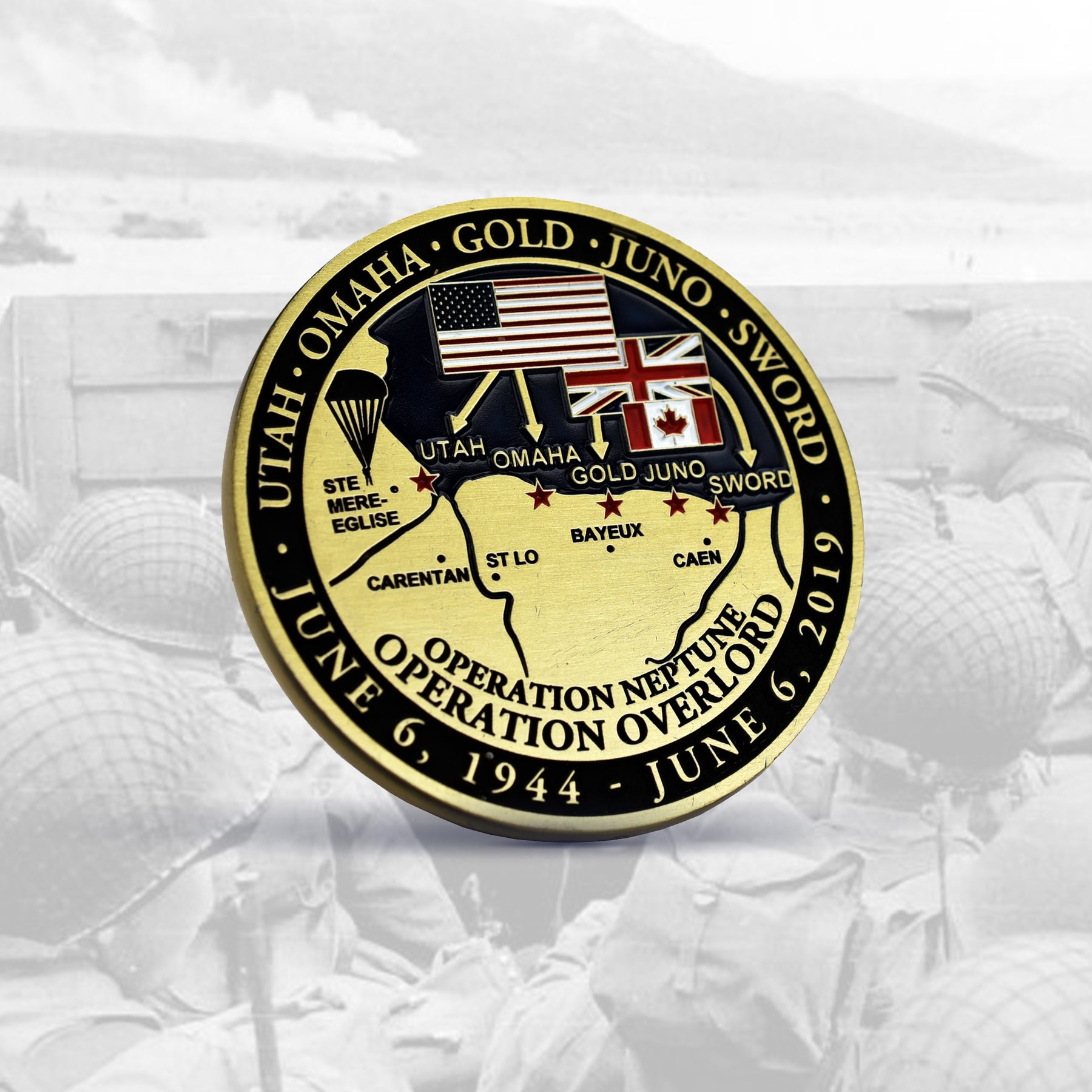 D-Day 75th Anniversary Commemorative Coin - Limited Edition