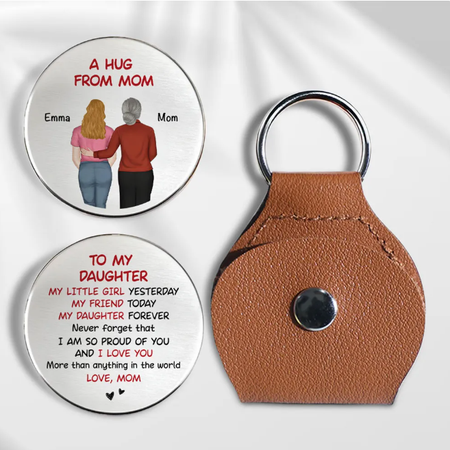 A Hug From Mom - Personalized Custom Pocket Hug