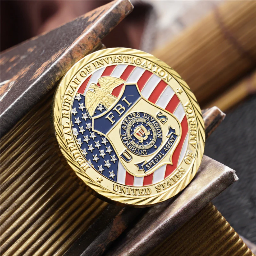U.S. FBI Military Challenge Coin St Michael Coin Collection