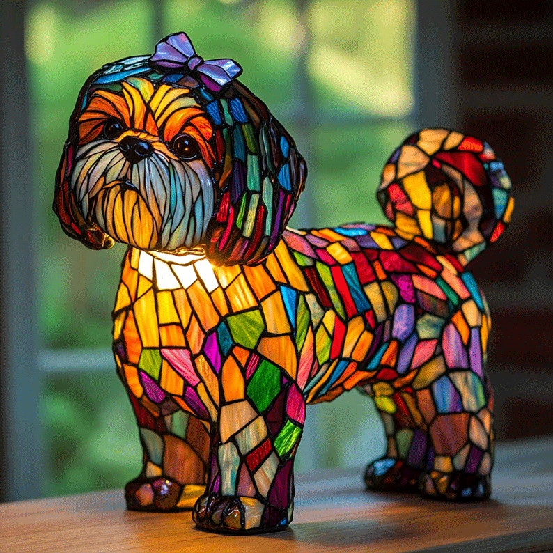 Shih Tzu Lamp