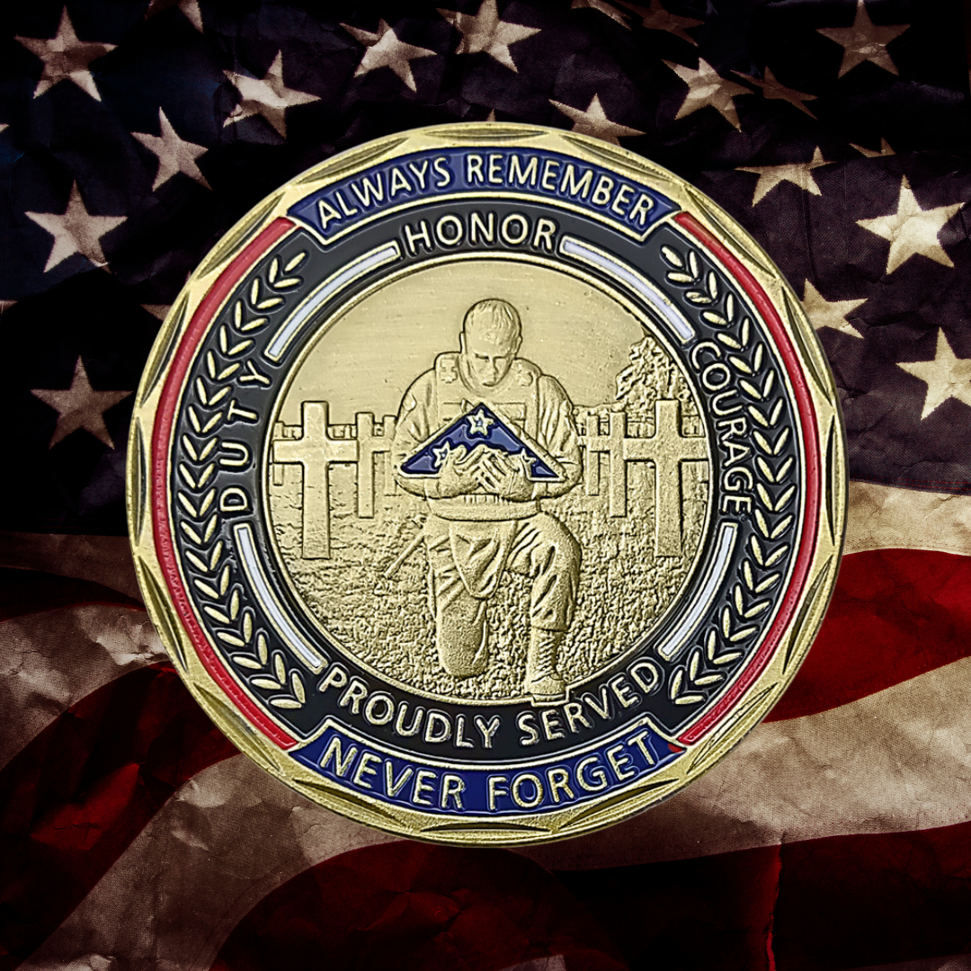We Stand for the Flag Challenge Coin