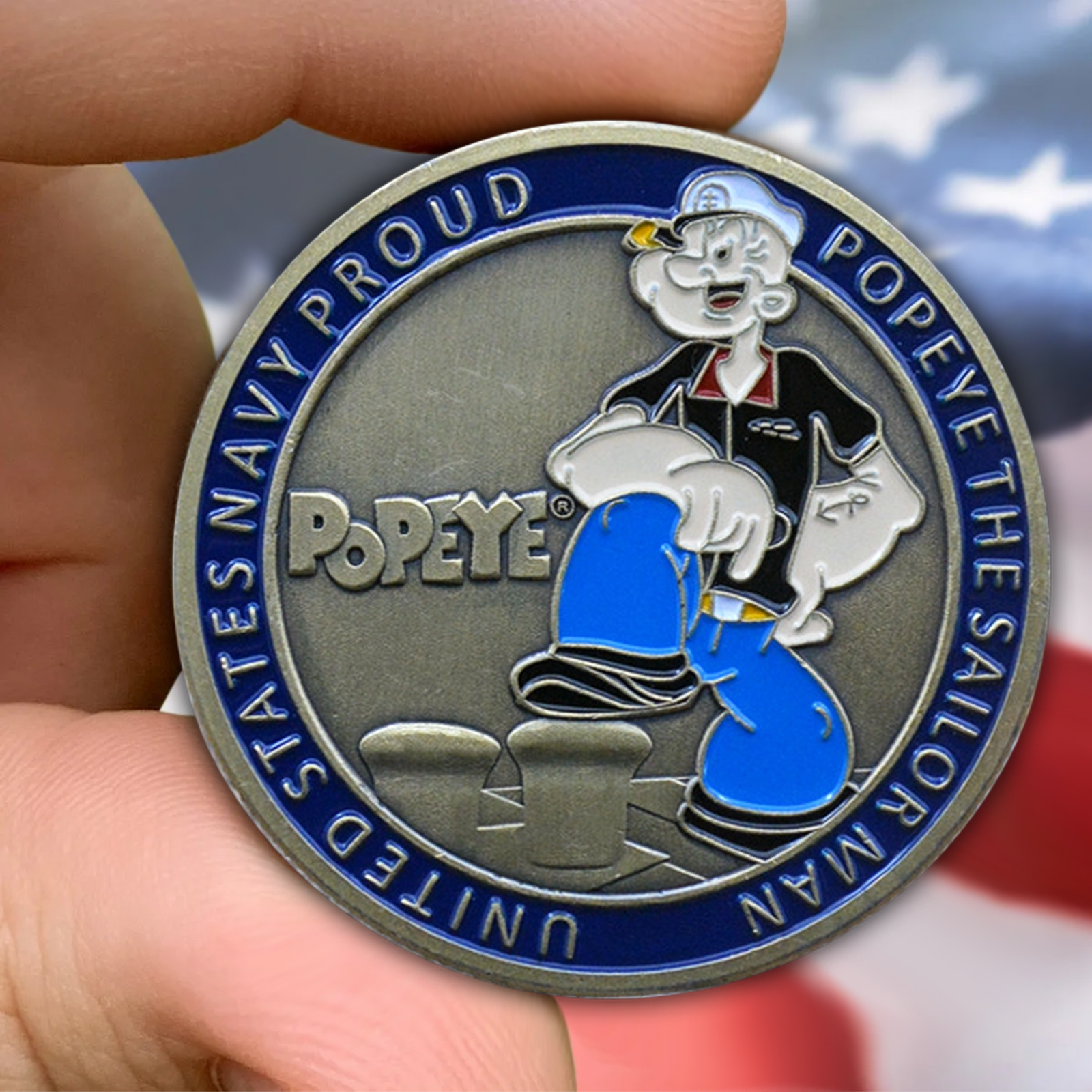 Antique American Commemorative Medal Popeye Commemorative Coin