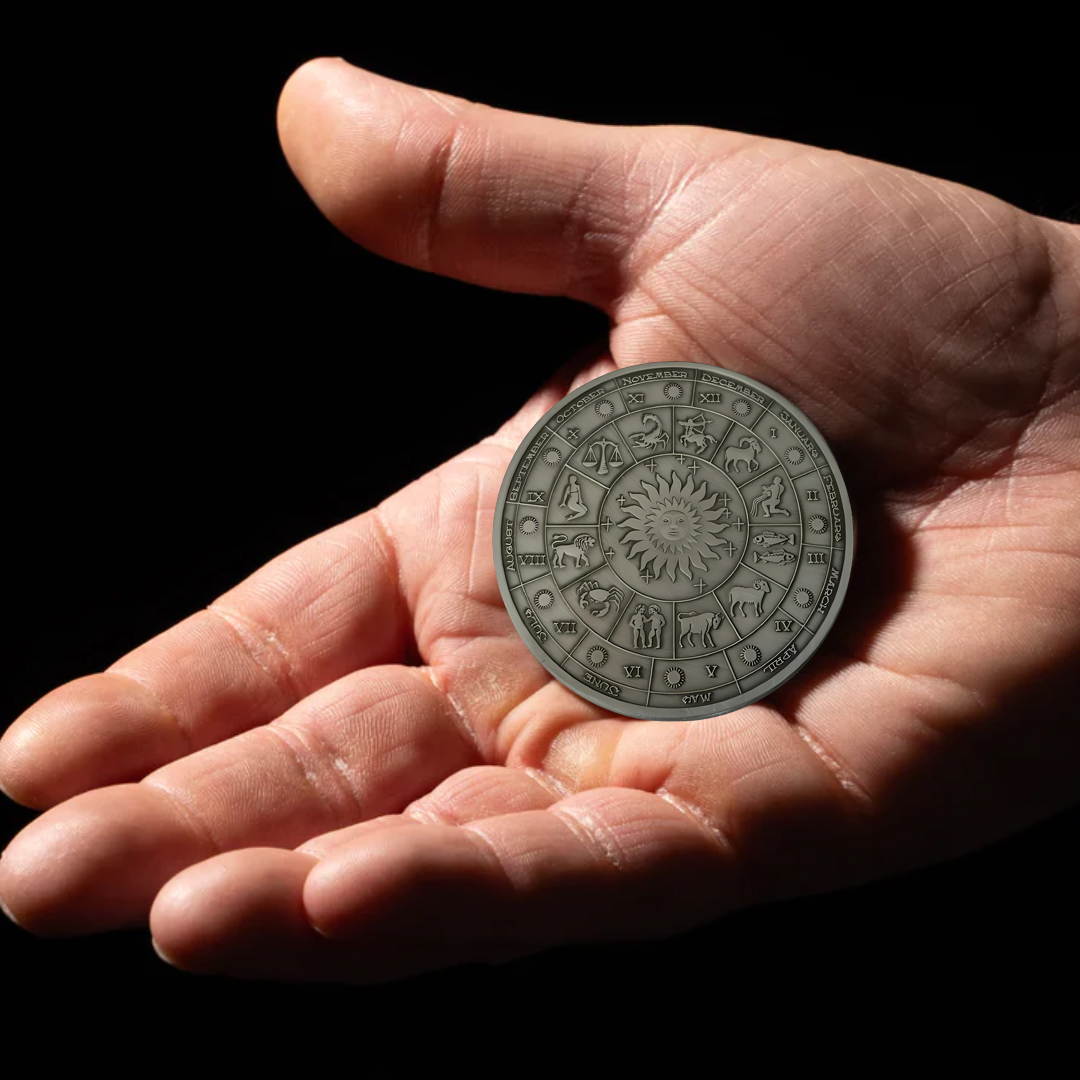 Beautiful Twelve Constellation Zodiac, Silver Commemorative Coin