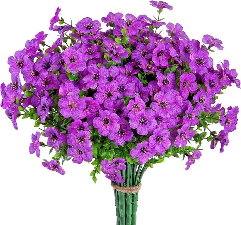 🔥Last Day Only $9.99 💐UV Resistant Colorful Faux Flower for Outdoors