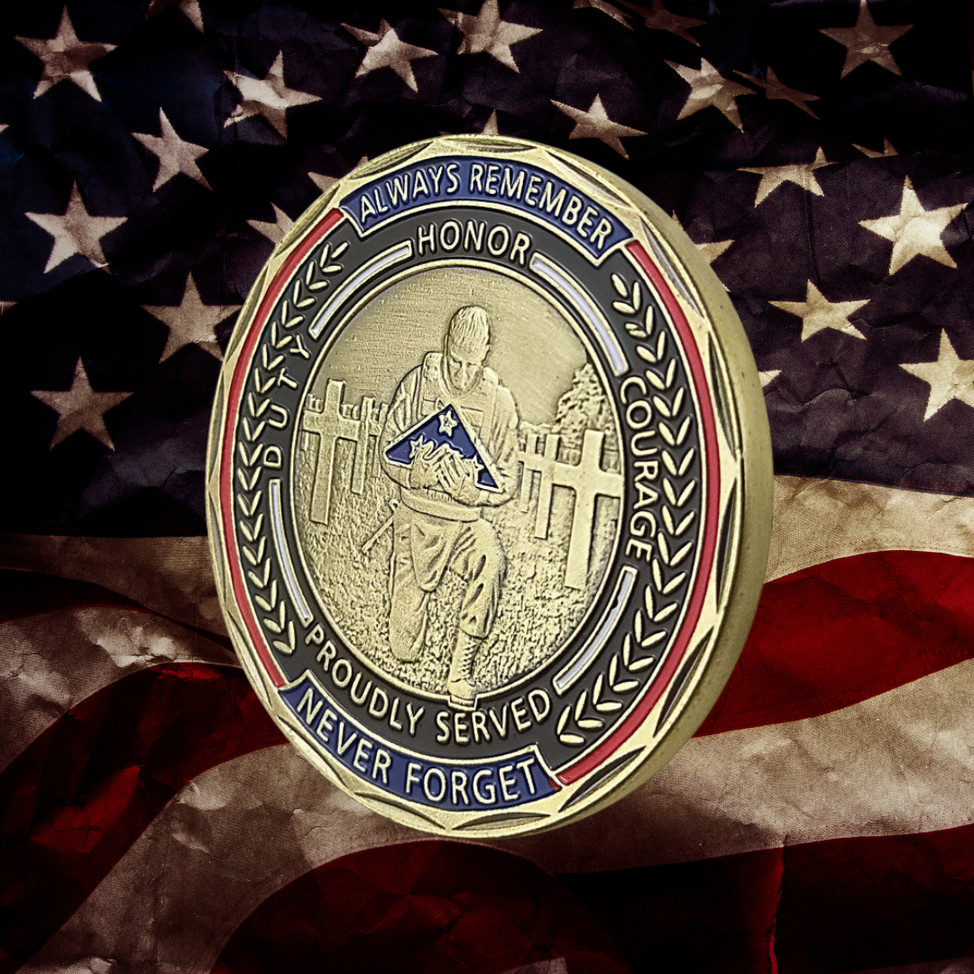 We Stand for the Flag Challenge Coin