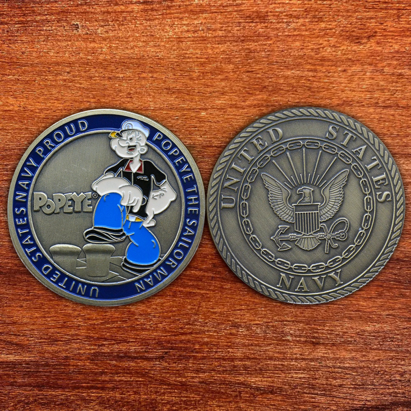 Antique American Commemorative Medal Popeye Commemorative Coin