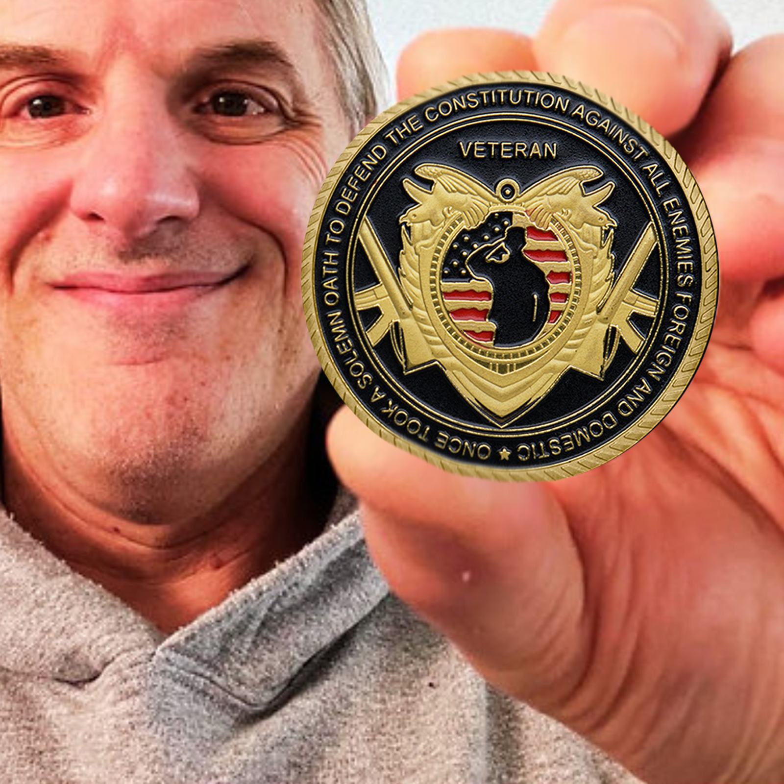 I Am a Soldier Veteran Commemorative Coins