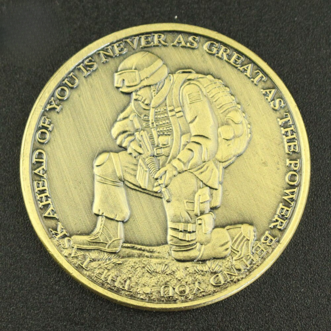 The Task Of Your Is Never As Great As The Power Behind You Coin